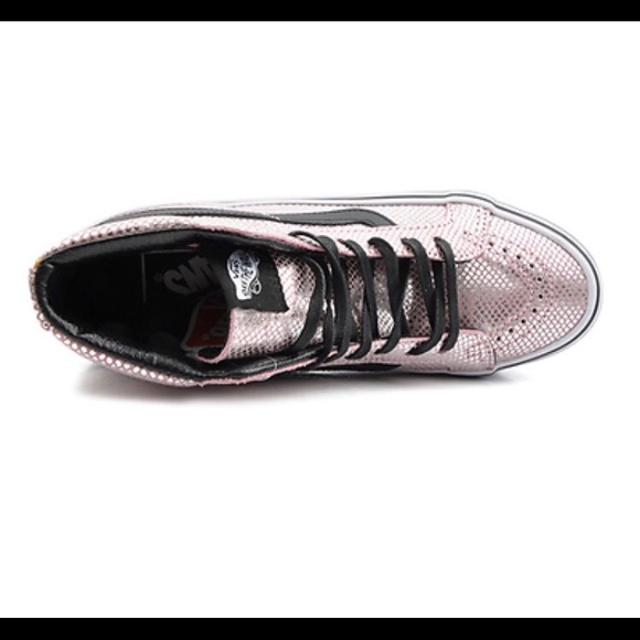 Pink high top platform VANS size 6 women’s - Picture 5 of 9